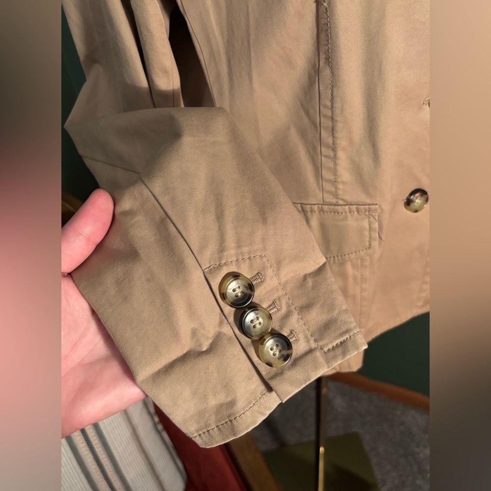 Talbots Light Brown Blazer Jacket - image 4